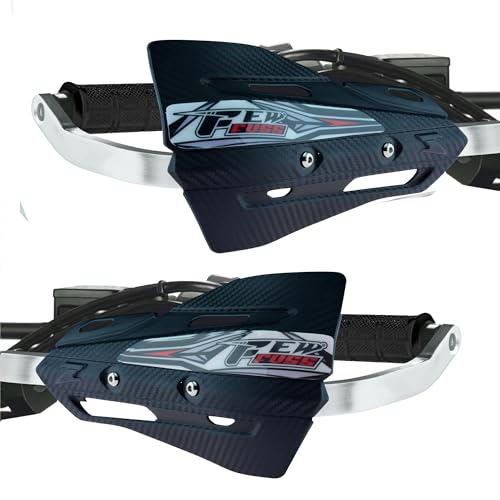 Fewfuss Dirt Bike Hand Guards with Grips, Univeral Dirtbike Motorcycle Handguards 7/8'' and 1 1/8'',