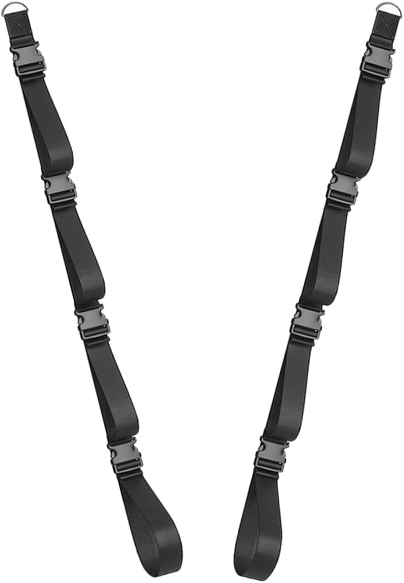 SUPVOX Adjustable 2pcs Wall-mounted Storage Straps with Buckles for Garage, Multi-use Hanging Wall Organizer and Camping Chair Storage Rack