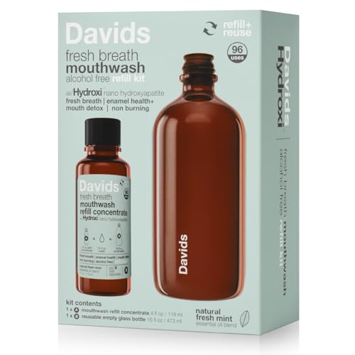 Davids Hydroxi Fresh Breath Mouthwash Starter Kit...