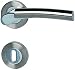 Produktbild Alpertec 88022200C Solid 7-R Chrom/Edelstahlfarbig satiniert. BB für Zimmertüren Drückergarnitur Türdrücker Türbeschläge Neu