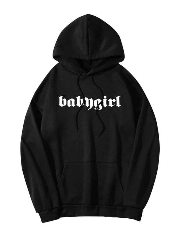 KSHSWomen Full Sleeve Graphic Print Hooded Sweatshirt