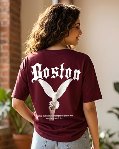 Image of AUSK Womens Cotton T-Shirts || Oversized T Shirts
