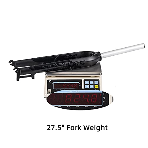 Bucklos 26/27.5/29” Mountain Bike Rigid Forks, 1-1/8” Straight Mtb Rigid Fork Disc Brake, Superlight Aluminum Alloy Bicycle Rigid Fork Fit Bmx Mtb Road Bike #TOP5