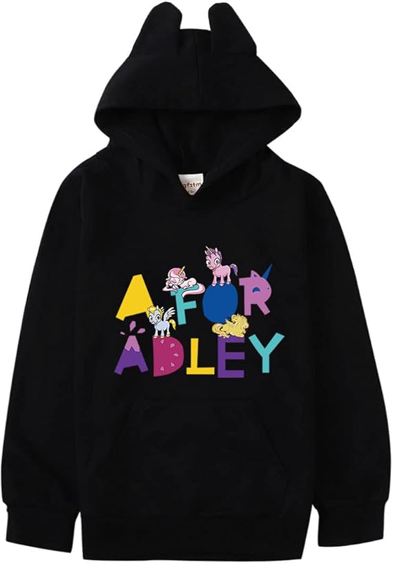 TENGQIANG A for Adley Sweatshirt and Pants 2pcs Set for Girls Kids