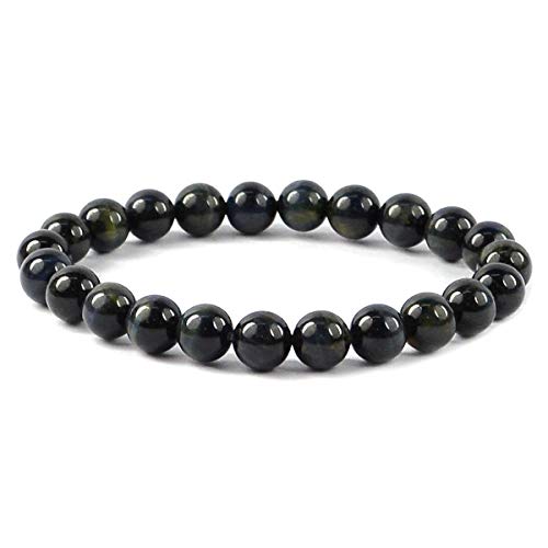 Image of Reiki Crystal Products Natural Crystal Stone Bracelet 8 mm Round Beads for Men & Women | Gemstone Jewellery Bracelet | Reiki Charged | Multiple Stone Variants Available