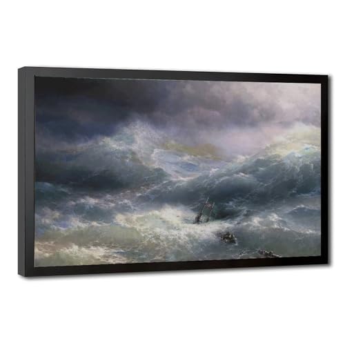 The Wave Ivan Aivazovsky toile compacte pour habiller un mur vide de bureau