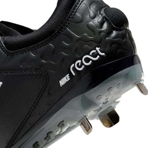 Nike Hyperdiamond 4 Elite Low Metal Softball Cleats SZ 7 Black | White2