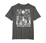 Cat Witch Cottagecore Weirdcore Art Goth Tees