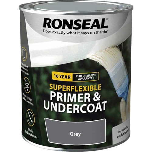 Ronseal RSLEWPGRY750 Wood Primer & Undercoat, 750ml