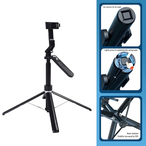 Trípode palo selfie extensible Fabater de aluminio con rotación 360 grados 4