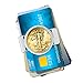 American Coin Treasures Coin Money Clip - Silver Walking Liberty Half Dollar Layered in Pure 24k Gold | Brass Moneyclip Layered in Silver-Tone Rhodium | Holds Currency, Credit Cards, Cash | U.S. Coin