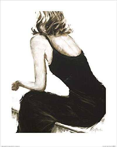 L Arte Gruppo Janel Eleftherakis Little Black Dress II - Stampa Artistica 40 x 50 cm Carta Multicolore 40 x 50 x 1.3 cm