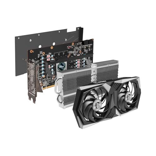 Image of RX 6700 XT Radeon Gaming X 12G Graphics Card - 12GB GDDR6 192-Bit Gaming GPU, Twin FROZR 8 Cooling, TORX Fan 4.0, PCIe Gen 4, HDMI 2.1, DisplayPort 1.4a, AMD RDNA 2 Graphics Card with 1 Year Warranty