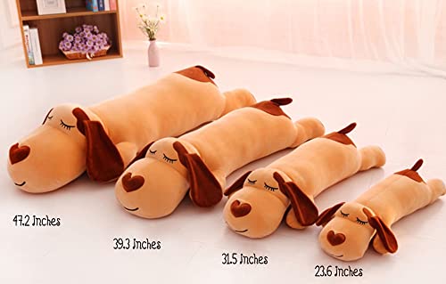 Papcool Cute Dog Stuffed Animal Plush Giant - 2.6 Ft Big Heart Dog Stuffed Animal Kawaii Huge Plush Pillow Toy, Funny Valentine Birthday Gift, Super Soft Large Cute Plushies For Girl Boy Kid Teen #TOP4