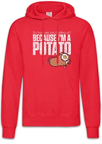 Hoodie Because I'm A Potato sweat-shirt idéal pour cocooning et week-end