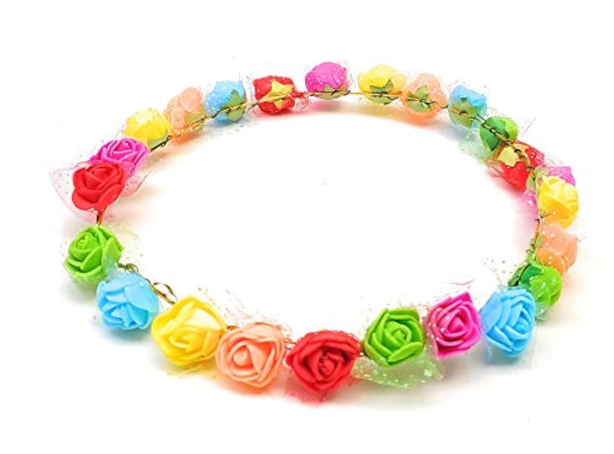 Artificial Floral Headpiece, Multi Roses Wedding Tiara