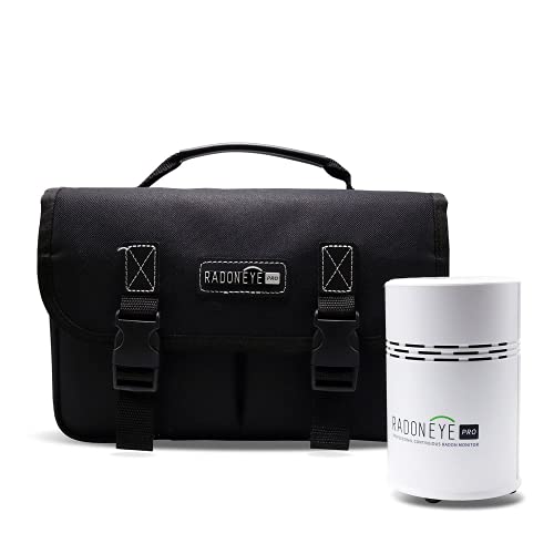 Ecosense RD200P RadonEye Pro Certified Digital Radon Monitor for Professionals Easy Report Generation User Friendly App Dashboard Report All-in-One Package