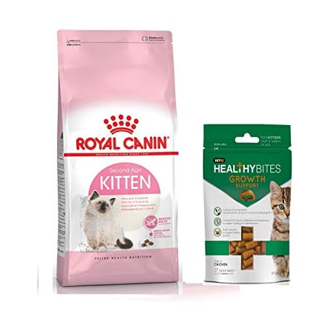 Kitten - Growth 400g. + VetIQ Healthy Bites Growth Support Kitten Treats Cover