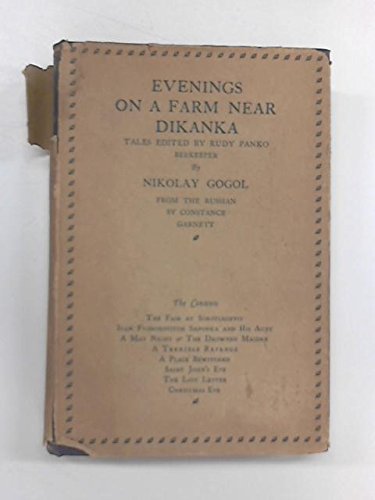 Evenings on a Farm Near Dikanka B000LO3ZFW Book Cover