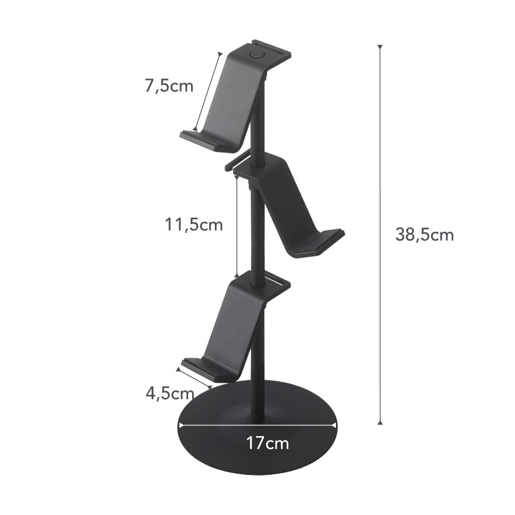 YAMAZAKI Home - Supporto universale regolabile per controller di gioco, colore: Nero