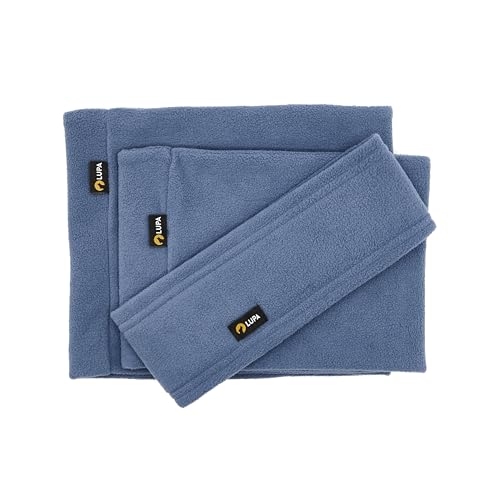 Image of Lupa Kids Handmade Double-Layer Fleece Neck Warmer - Kids Neck Warmer for Boys & Girls - Fleece Neck Gaiter for Winter