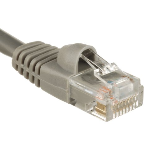 Cat 5e Cable Ethernet patch cord 3 ft gris 20 unidades miniatura 2