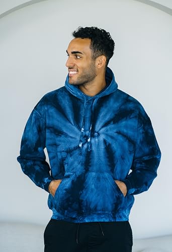 Image of Colortone Tie Dye Pullover Hoodies for Women and Men - Classic Fit Sweatshirts