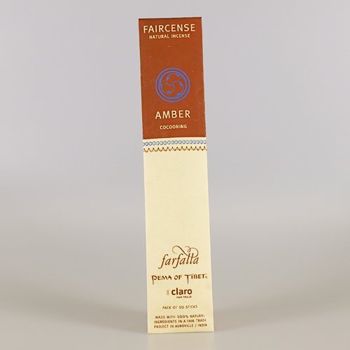 Preisvergleich Produktbild Farfalla Räucherstäbchen "Amber" (10 Stück) - Bio