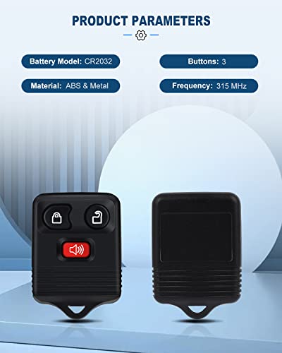 Eccpp For Ford F150 Key Fob Keyless Entry Remote Cwtwb1U212 For Ford For Mazda Key Fob For Lincoln Key Fob For Mercury Cwtwb1U331 Cwtwb1U345 Programmable Key Fob 1Pcs #TOP5