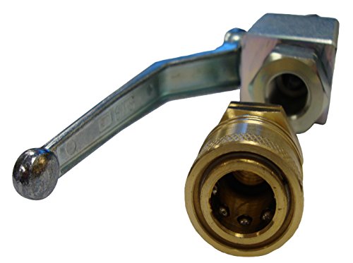 Ultimate Washer UW18715 High Pressure Ball Valve Kit with 3/8-inch MNPT Plug x 3/8-inch FNPT Quick-Connect