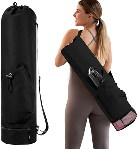 Funda Esterilla Yoga con Compartimento Húmedo,Bolsa Esterilla Yog...