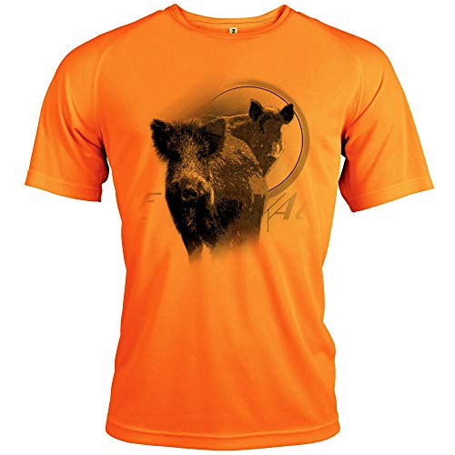 Pets-easy t Shirt Chasse Motif Sanglier [avec Texte Personnalisable] Cover