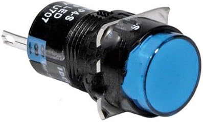 Idec Corporation Al6M-M24-S, Indicator; Pilot Light; Blue; Led; 16 Mm; Round; 24 Vac/Dc; Quick Connect