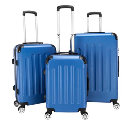 3-in-1 Portable ABS Trolley Case Large Suitcases Small Travel Suitcase Vintage Suitcase Universal Wheel 20