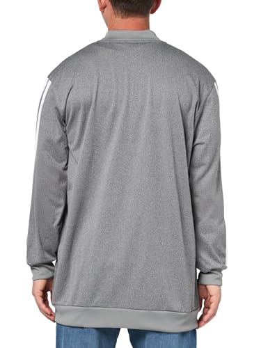 Image of adidas Men's Tricot Regular Fit Sportswear Track Top, Black Melange, X-Large /Tall