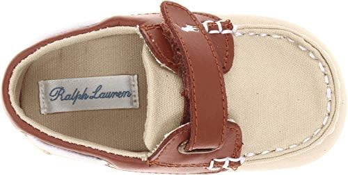 Ralph Lauren Layette Sander EZ Loafer (Infant/Toddler),Tan/Khaki,0 M US Infant | Image 1