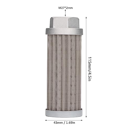 Hydraulisches Kraftstoff-Saugfilterelement, Metallgeflecht-Öl-Saugsieb-Filterkartusche, 80 X 100 X 180 μm, Präzisionsrohr-Verbindungsfiltration