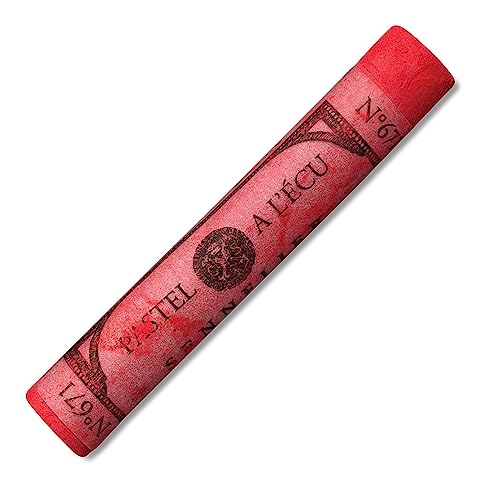 SENNELIER Extra-Soft French Pastel for Professional Artists, Ruby Red 671