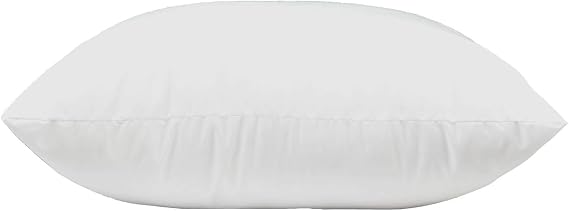 MoonRest Premium Square White Pillow Insert Form with Hypoallergenic Polyester Fiber Filling, sham Stuffer for Sofa Throw - 22 x 22 Inches