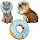Recovery Donut Collar for Dogs & Cat,Inflatable Dog Cone Collar Alternative After Surgery,Soft Cone for Large Medium Small Dog,Adjustable Pet Neck Donut(Blue,Small) - 8