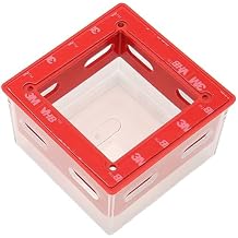 Dioche Emergency Stop Button Cover Lockout for Industry, Push Button Switch Protector with Unique Design, Box Type Transparent Push Button Switch Cover