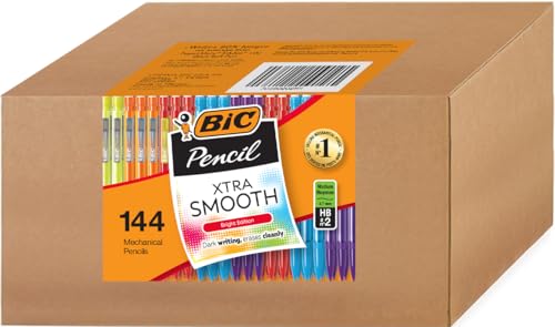 BIC Xtra Smooth #2 Mechanical Pencils Bright Edition, 0.7 mm - Pack of 144 by BIC - Used condition - US$22.74