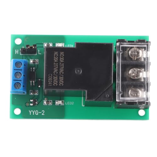 Modulo relè a 1 canale DC 5V Scheda Relè con isolamento fotoaccoppiatore per Trigger ad alto/basso livello a una via ad alta potenza 30A YYG-2 Modulo relè a 1 canale DC 5V Scheda Relè con isolamento fotoaccoppiatore per Trigger ad alto/basso livello a una via ad alta potenza 30A YYG-2