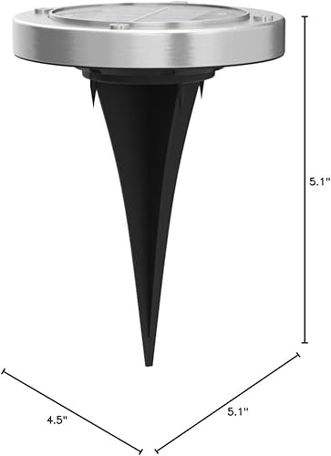 Miniatura 7 de Luces solares para exteriores, paquete de 12 unidades, luces solares de jardín para exteriores, impermeables, luces solares brillantes en el suelo,