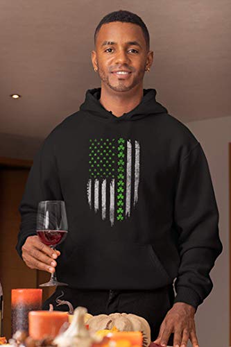 Irish Clover American Flag Shamrock DT Sweatshirt Hoodie2