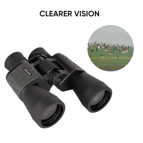 Image of Binoculars for Long Distance 10 x 50 Binocular for Adults | Wide Eye Peice | FMC Green Coating | BAK 4 Glass | Binoculars for Bird Watching,Wildlife,Safari (Black)