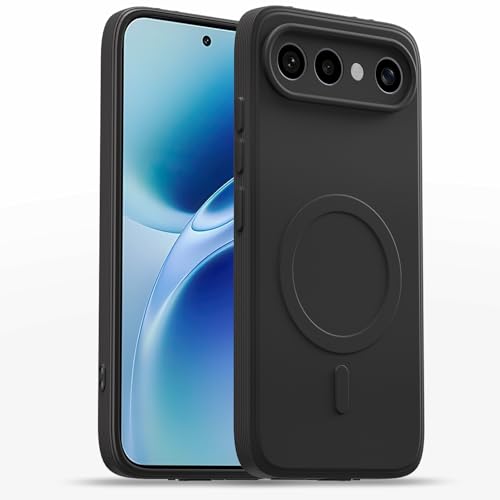 Image of Pikkme Back Cover for Vivo X300 FE 5G Soft Matte Silicone Mag-Safe Design (Mag-Safe Not Support) Camera Protection | Slim Fit Bumper Cover (Black)