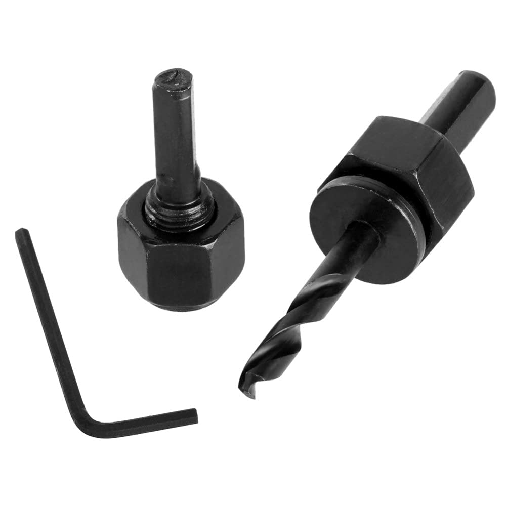 11pcs sega a tazza set da taglio kit strumento di foratura mandrini in metallo legno seghe punte per carotaggio lavorazione del legno, come mostrato
