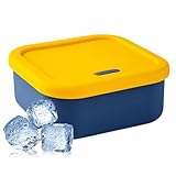 Envases De Silicona Para Comida | Impermeable Con Tapa | Envases para Congelador y Bocadillos | para Lavavajillas, Microondas, Preparación de Comidas y Almuerzo