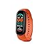 Pulsera Inteligente Podómetro Fitness Reloj Rastreador Sueño Inteligente Contador Pasos Frecuencia Cardíaca Monitor Presión Arterial Pantalla Color Ip67 Impermeable, Regalos para Mamá Papá (Naranja)